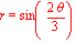 r = sin(2*theta/3)